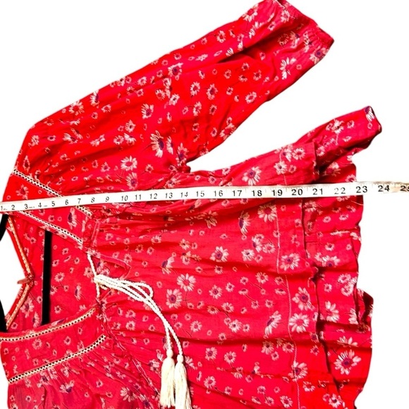 Free People Never A Dull Moment Peasant Top- Size XS - Picture 14 of 14